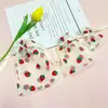 Bolsa de Organza con Cordón de Fresa para Niños, Bolsa para Empaquetar Dulces y Regalos, Bolsa para Joyería, Bolsa de Regalo de Año Nuevo 2026, Regalo Personalizado