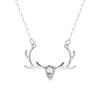 Colar Yilu you em prata 925 corrente para clavícula feminina zircônia alta qualidade estilo coreano elegante Mori simples joia de celebridade da internet