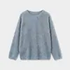 Suéter de cachemira y seda de morera para mujer Shijian ACME, nuevo estilo otoño e invierno, suéter de punto sin costuras 11515