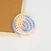 Suministro directo de fábrica en stock cuerda de linterna de color teñido por segmentos de 1 cm bola de pelo de linterna ropa cordón de zapato encaje