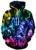 Primavera y Otoño AliExpress Más Vendido Sudadera con Capucha para Hombre Impresión Digital 3D Moda Holgada Manga Larga para Hombre Protector