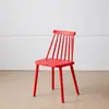 Silla Nórdica, Silla Simple de Plástico para Comedor en Casa, Taburete con Respaldo, Silla Windsor, Tocador, Silla Moderna Minimalista de Moda