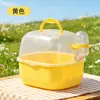 Jaula para Hámster con Transportadora Portátil para Hámsteres Dorados, Espacio Amplio Transpirable Mini Jaula Portátil