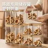 Frascos sellados de vidrio, al por mayor para ventas transfronterizas, con tapas de bambú y madera, adecuados para salas de estar y cocinas, para almacenar té, bocadillos y otros artículos, y para almacenamiento a prueba de humedad. Frasco de vidrio