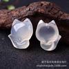 Colgante de Jade Budista Maitreya de Calcedonia Blanco Hielo para Hombres y Mujeres, Hebilla de Paz Ágata Pixiu Varios Estilos, En Stock al por Mayor