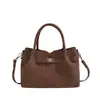 2026 Nova Bolsa de Mão com Textura Fosca para Mulheres de Alta Qualidade Pequena de Nicho Versátil para o Dia a Dia Uma Alça Ombro Transversal com Bolsa Mãe-Filho