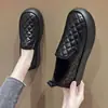 Mocasines tipo francés sin cordones de suela gruesa para mujer, nueva colección de otoño, versátiles y cómodos, zapatos de suela blanda de moda inspirados en Chanel