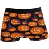 Ropa Interior Europea y Americana Transfronteriza para Hombre Linterna de Calabaza Aguacate Impresión Digital 3D Calzoncillos tipo bóxer para Hombre Calzoncillos tipo bóxer Transpirables
