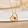 Amazon Transfronterizo Día de la Madre Explosiones Corona de MAMÁ Collar de Corazón Moda Europea y Americana Joker Colgante de Diamante Joyería