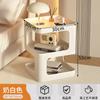 Mesa Auxiliar de Sofá Mesa de Café Removible Lujo Ligero Nivel Alto Sala de Estar Gabinete Lateral Carrito Mesa Auxiliar Estante de Noche Mesa