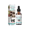 Suero para glándula lagrimal para perros, solución externa para manchas de lágrimas en los ojos para mascotas, elimina el secreción ocular para gatos y perros