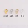 Pulsera Colgante Chapada en Oro de 18 Quilates Cierre de Pinza de Langosta Accesorios Conexión Extremo Cierre de Resorte Materiales para Joyería DIY Exquisito Hecho a Mano
