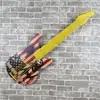 Decoração de Guitarra de Ferro Retrô Pendurada na Parede Criativa para Casa Quarto Bar Restaurante Modelo de Instrumento Musical Pingente Parede Metabo