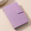 Novo Livro de Poupança Exquisito em Couro PU Armazenamento de Dinheiro Livro de Cor Pura Simples Livro de Armazenamento de Notas Comemorativas Fabricante de Origem