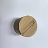 Pote de Sal de Bambu Mais Vendido na Amazon Transfronteiriço Garrafa de Condimento para Cozinha Suprimentos de Cozinha Caixa Redonda de Condimento de Bambu