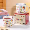 Taza Xipu Feliz Cumpleaños Taza Clásica Retro Nostálgica Taza de Dibujos Animados para el Hogar Recuerdo de Boda