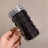 Goma para el pelo Engrosada y Ampliada para Mujer 2025 Banda Elástica de Cola de Caballo de Moda Anillo para el Pelo Cubierta de Cuero Estilo Grueso