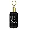 Nuevo plomo corredizo deslizante para pesca, libre de deriva, automático para encontrar el fondo, giratorio anti-enredos, carpa carpa carpa escama plomo rápido colgante
