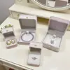Caja de Joyería Redonda de Tela de Terciopelo Rosa para Cintura, Caja para Pendientes de Perla y Anillos, Caja de Almacenamiento y Empaque de Joyería de Gama Alta