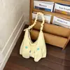 Bolsa Listrada para Mulheres 2026 Nova Moda Casual de Verão Classe Trabalho Bolsa Tote Grande Capacidade Ombro Transversal