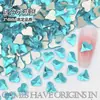 Joias para Nail Art Coração Torto Fundo Plano 3*4mm Diamante de Formato Especial Fundo Plano Diamante Brilhante de Celebridade da Internet Nail Art Usável para Unha DIY Atacado