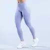 Pantalones de yoga de nueve puntos transpirables de secado rápido para fitness, estilo europeo y americano, de cross-border, sin costuras