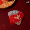 Mini sobres rojos para recepción de boda, sobres rojos de tamaño pequeño con la palabra "felicidad" para boda, sobres rojos para boda, sobres rojos para bloquear la puerta, suministros de boda al por mayor
