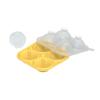 Bandeja de Hielo de Silicona Transfronteriza Molde para Bolas de Hielo Bandeja para Hielo para Whisky Molde para Hielo para el Hogar Bandeja de Hielo de Béisbol Molde para Hielo Cubitos de Hielo Venta al por Mayor