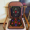 Cojín para Silla de Jefe Calentado con Turmalina de Onda Corta, Cojín para Silla con Bola de Energía de Iones Negativos, Cojín para Asiento de Fotones, Cojín de Luz Roja y Azul