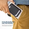 Porta-Cartões Magnético MagSafe com Suporte para Telefone, Anti-Skimming RFID, Porta-Cartões Multifuncional, Universal para iPhone