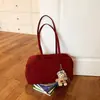 Bolsa de mano simple de nailon, ligera, gran capacidad, adecuada para ir al trabajo, elegante, versátil para salidas casuales y se puede llevar como bolso de hombro.