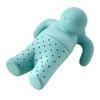 Suministro Transfronterizo de Coladores de Té de Silicona de Grado Alimenticio Mr.Tea Mr. Infusor de té pequeño con forma de figura - Bolsa de té conveniente