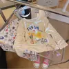 Nueva Camisa de Sol para Niñas de Verano, Elegante Cubierta Rayada para Aire Acondicionado, Camiseta Rayada de Dibujos Animados para Niñas, Suave y Cómoda