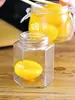 Botellas de Vidrio Hexagonales al por Mayor, Botellas Selladas de Vidrio para Envasado de Miel, Botellas de Miel, Botellas para Nido de Pájaro, Botellas Dispensadoras de Nido de Pájaro, Adecuadas para Estofar