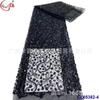 Renda de fio bordada com tubo, com miçangas e lantejoulas, rede de renda, acessórios de renda, vestido fresh, roupa de noite, tecido de renda