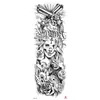 Ventas Directas de Fábrica Gaudi Nuevas Pegatinas de Tatuaje de Brazo Completo Personalizadas Creativas Versión Coreana Pegatinas de Tatuaje Impermeables Venta al por Mayor
