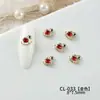 Accesorios para Uñas con Zirconia del Año del Caballo 2026 Nuevos Lindos Ponis del Zodiaco Rojo Aleación Pedrería Decoraciones de Uñas Portátiles para DIY