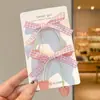 Ligas para el Cabello de Niña a Cuadros con Lazo, Diademas de Cereza para Niños, Cuerdas Elásticas para el Cabello que No Dañan el Cabello, Accesorios para el Cabello