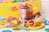 Bida Cone Crujiente de Chocolate Forma de Helado Conejo Caja Completa 16g*20 Palitos
