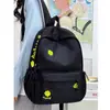 Mochila bordada floral estilo coreano para estudantes do ensino fundamental II e médio, alto valor estético, design único, mochila escolar de grande capacidade