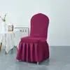 Funda Gruesa Nueva para Silla de Hotel Silla de Comedor para el Hogar Silla Curva Funda para Asiento Funda Universal para Taburete