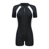 Traje de baño de una pieza para mujer, ajustado, protección solar para la playa, con copas extraíbles, traje de surf, hecho a medida de fábrica