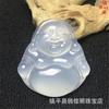 Venta al por mayor de fábrica colgante de calcedonia blanca de ágata colgante Guanyin Buda hojas pez dorado Pixiu calabaza hebilla de paz colgante de jade