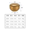 Cuenco de arroz de acero inoxidable 304 estilo coreano vintage con tazón Gami, cuenco de sopa antiescaldamiento para uso doméstico, cuenco pequeño para cocina de restaurante.
