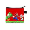 Bolsa de Monedas Popular Transfronteriza de Dibujos Animados de Mario, Mini Cartera para Estudiantes de Primaria, Bolsa de Almacenamiento Unisex, Linda y Divertida para Niños