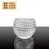 Taza de Vela de Venta Directa, Taza de Cristal para Aromaterapia, Recipiente de Cera de Parafina, Portavelas de Vidrio Transparente, Decoración de Recipiente de Aromaterapia Estilo Europeo