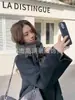 Bufanda de Viento Jm Estilo Coreano Piedra de Armas para Mujer, Invierno Gama Alta Venta al por Mayor Calentador de Cuello de Pareja Chal Fabricante Celebridad de Internet