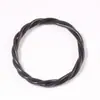 Pulsera de Gelatina Tubo de Silicona 3 Hilos Cuerda Retorcida Pulsera Trenzada Tubo de Plástico Pulsera Retorcida con Lámina de Oro Salida de Fábrica