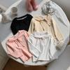 Camiseta para Niña con Dulce Cuello Marinero, Top para Bebé Otoño e Invierno 2026, Capa Base para Niños Pequeños, Manga Larga Trendy Ins para Niños
