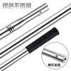 Pértiga Telescópica de Acero Inoxidable Transfronteriza para Redear, Pértiga para Recoger Fruta, Pértiga con Horquilla para Pesca, Suministros para Pesca, Telescópica Sin Cabeza de Red, Pértiga para Redear